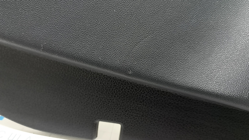Door trim, rear left card, Hyundai Santa FE 21-23, black, under the curtain, with a lining, insert and armrest, black leather, dents, scratches, needs cleaning