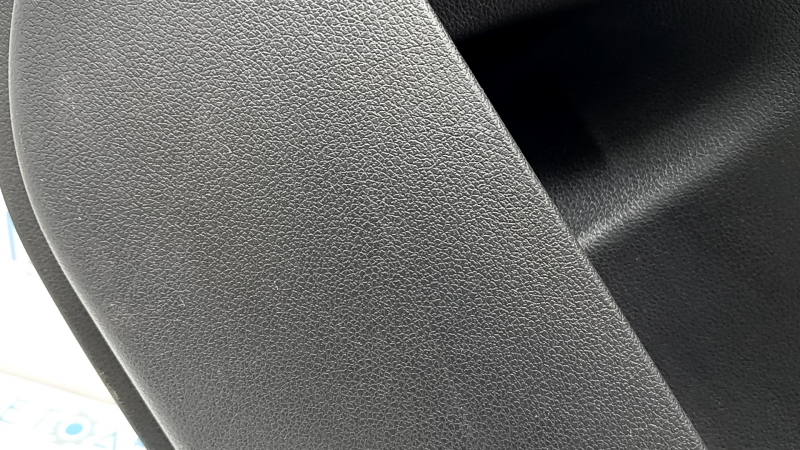 Door trim, rear right card, Hyundai Santa FE 21-23, black, under the curtain, with a lining, insert and armrest, black leather, scratches, needs cleaning