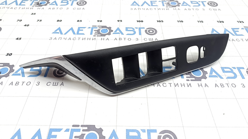 Front left window lift control trim Toyota Camry v55 15-17 usa black, scratches
