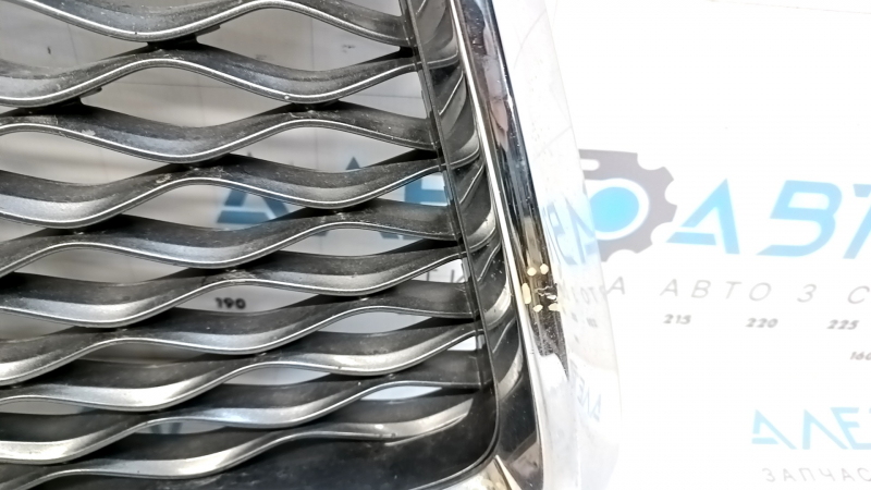 Radiator grill assembly Infiniti QX50 19-25 without emblem, without camera, sand, bumps, scratches