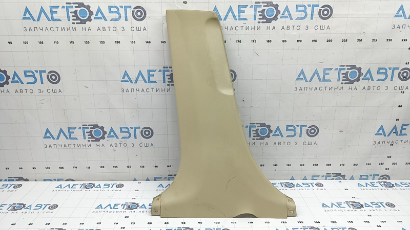 Lower left center pillar trim Toyota Camry v55 15-17 usa beige, scratches, dry cleanable