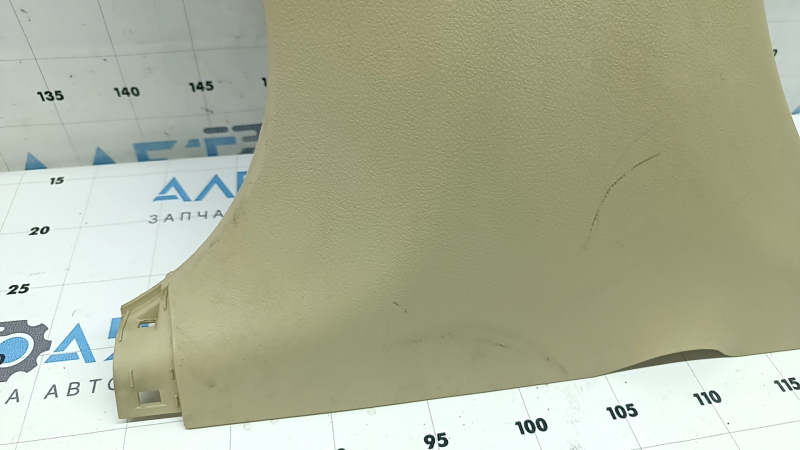 Lower left center pillar trim Toyota Camry v55 15-17 usa beige, scratches, dry cleanable