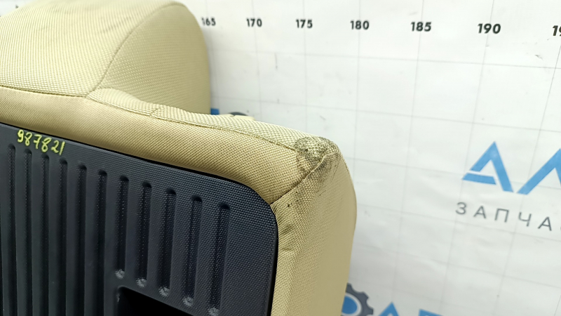 Left rear seat backrest Toyota Camry v55 15-17 usa beige fabric, cleanable