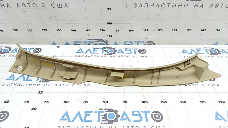 Rear left inner door sill trim Toyota Camry v55 15-17 usa beige, scratches/, dry cleanable