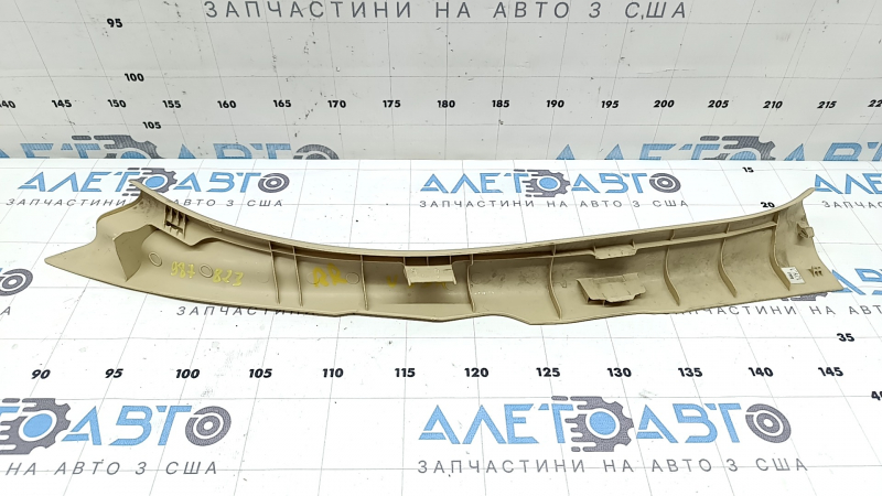 Rear right inner door sill trim Toyota Camry v55 15-17 usa beige, worn, dry cleanable