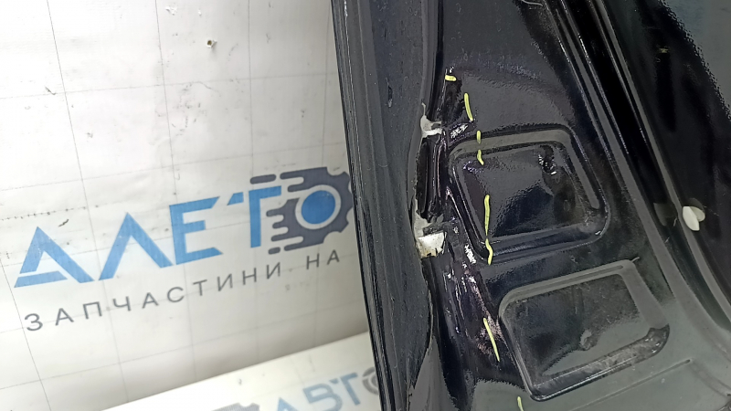 Bare front left door Toyota Camry v55 15-17 usa, black 218, dented