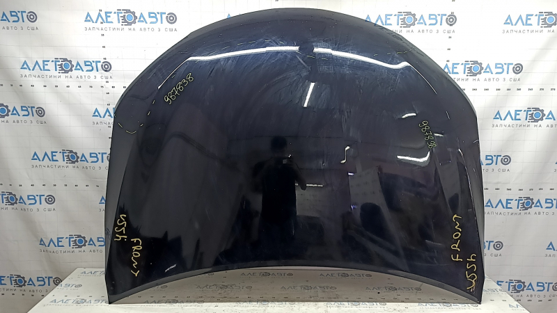 Naked hood Toyota Camry v55 15-17 usa, steel, black 218, chips