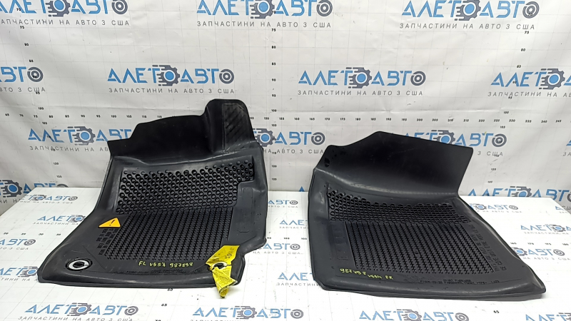 Set of floor mats, rubber, Toyota Camry v55 15-17 usa, black