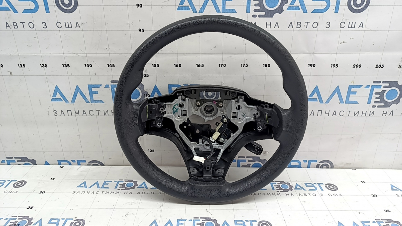 Naked steering wheel Toyota Camry v55 15-17 usa black rubber with caps, with cruise control lever