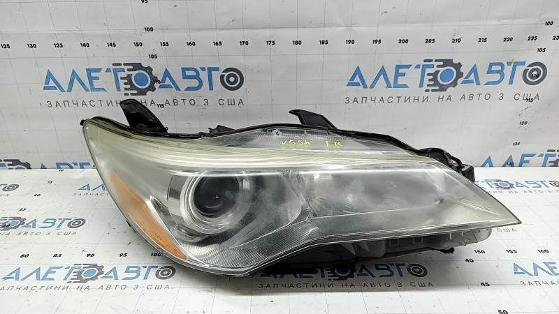 Front right headlight Toyota Camry v55 15-17 bare usa LE\XLE halogen, for polishing