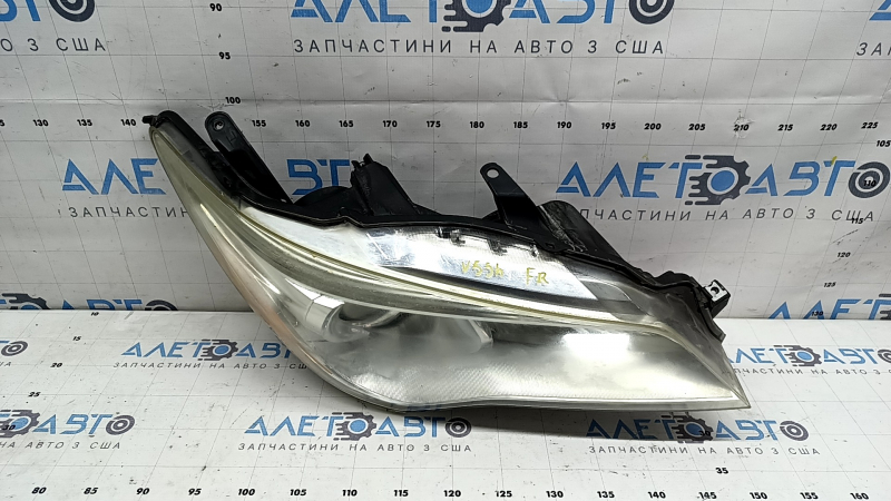 Front right headlight Toyota Camry v55 15-17 bare usa LE\XLE halogen, for polishing