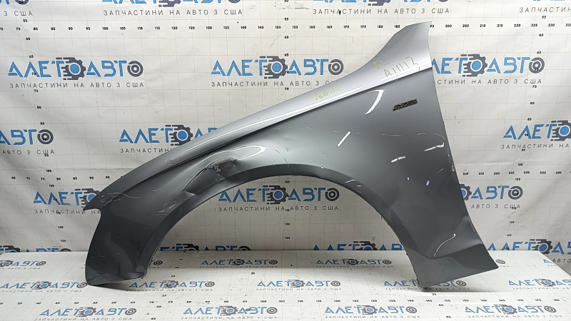 Front left wing Audi A4 B8 13-16 rest, silver LX7P, dented