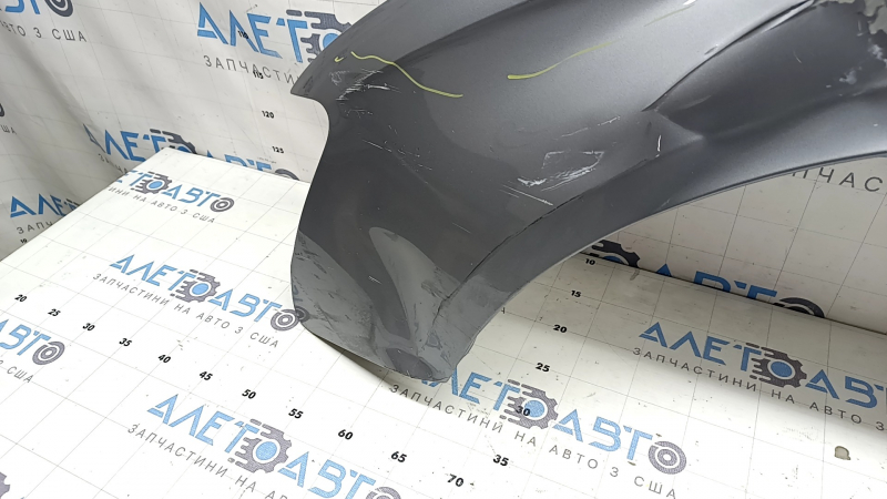 Front left wing Audi A4 B8 13-16 rest, silver LX7P, dented