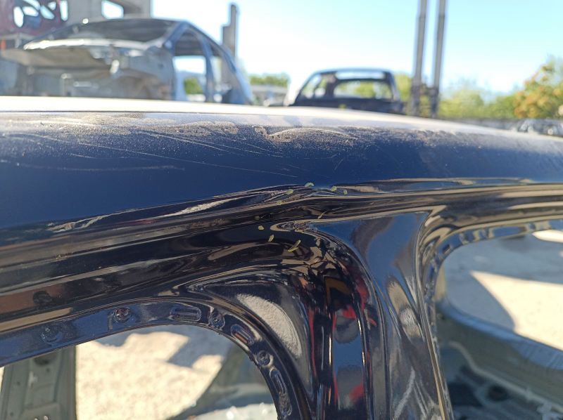 Metal roof Hyundai Tucson 22-26 without sunroof and panorama under roof rails, Korea, on the body, dented