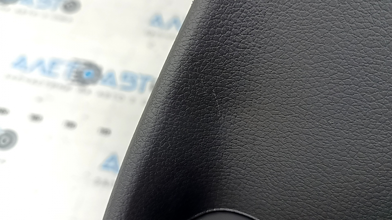 Rear center console trim Hyundai Santa FE 21-23 black, with air duct deflector, without charging ports, scratches