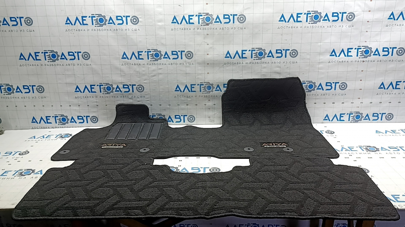 Set of floor mats fabric Nissan Ariya 23-26 black, scuffed