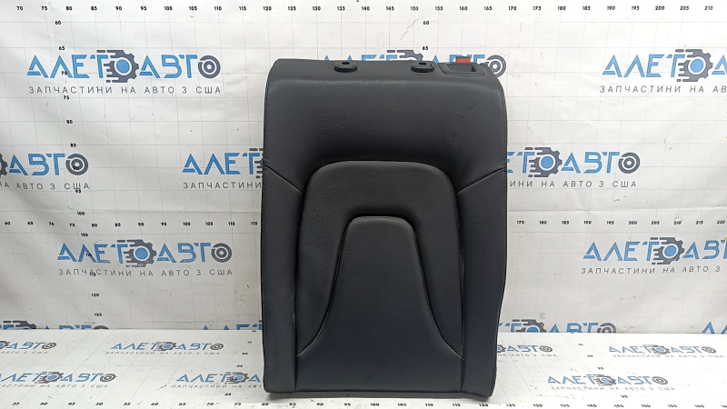Backrest of the rear row of seats, left, Audi A4 B8 13-16, black leather