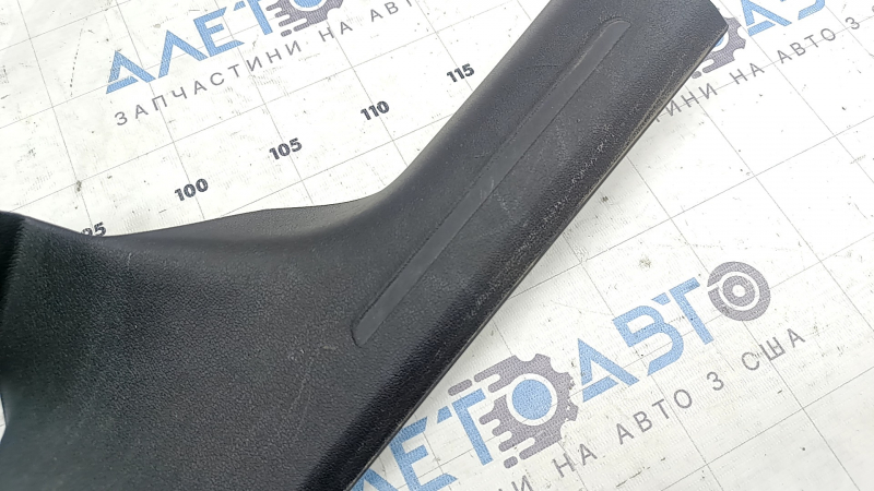Inner rear right door sill trim Audi A4 B8 08-16 sedan, black, scratches