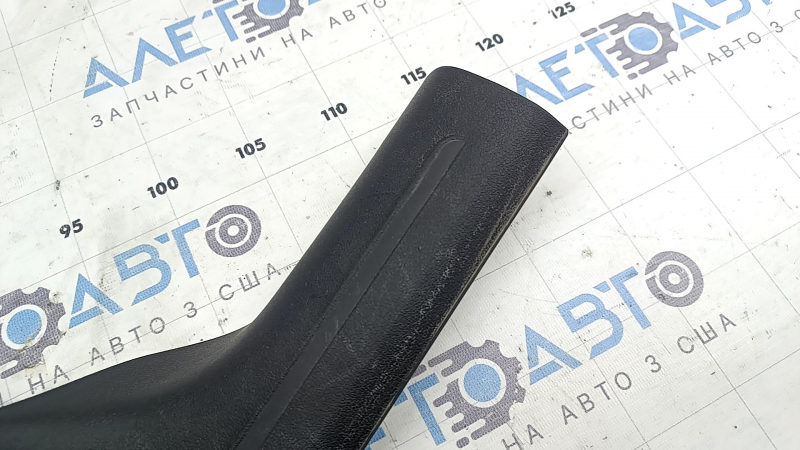 Inner rear right door sill trim Audi A4 B8 08-16 sedan, black, scratches