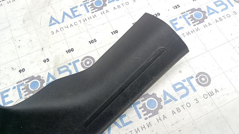 Inner rear right door sill trim Audi A4 B8 08-16 sedan, black, scratches