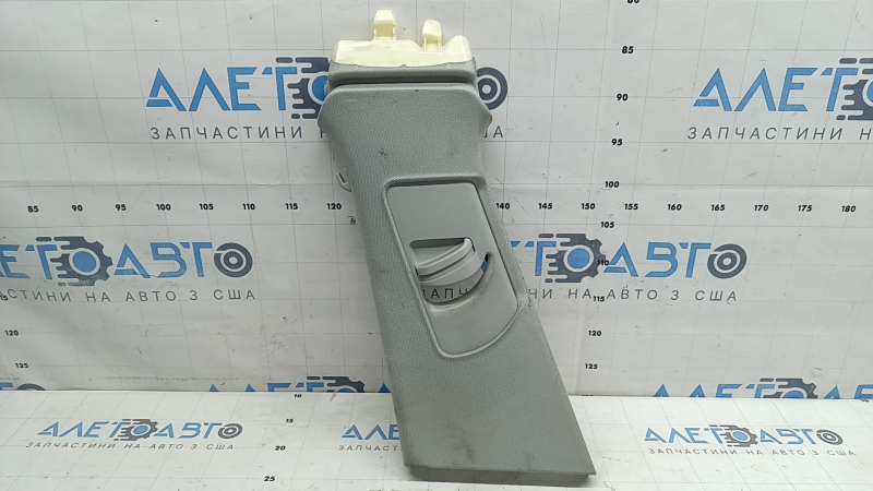 Upper center pillar trim, left belt, Audi A4 B8 13-16 rest, gray sedan, dry-cleanable