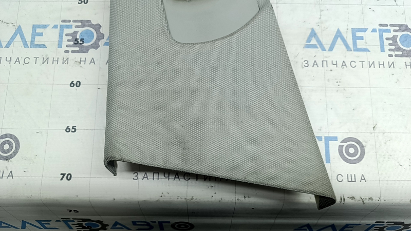Upper center pillar trim, left belt, Audi A4 B8 13-16 rest, gray sedan, dry-cleanable