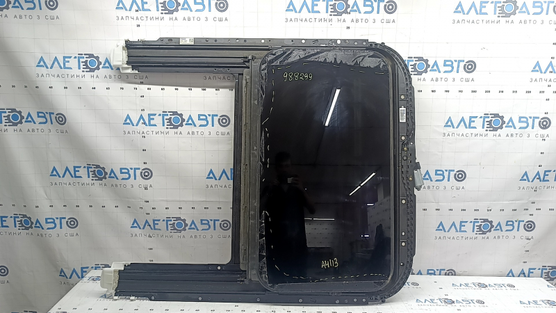 Sunroof assembly Audi A4 B8 08-16 sedan, gray curtain, in glue