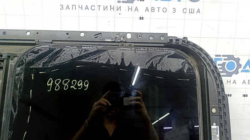 Sunroof assembly Audi A4 B8 08-16 sedan, gray curtain, in glue