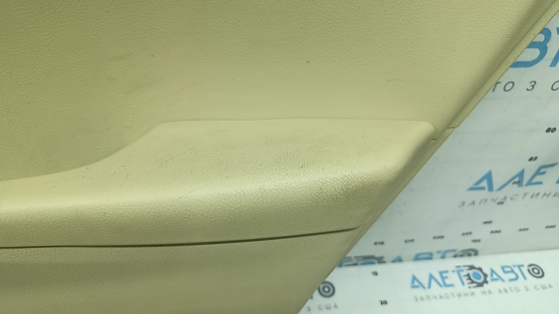 Door trim, rear right card, Toyota Camry v55 15-17 usa, beige with beige plastic insert, rubber armrest, scratches, dry cleanable
