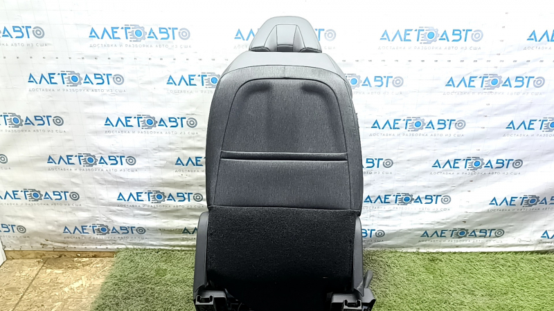 Passenger seat Nissan Ariya 23-26 with airbag, electric, heated, black leatherette with Alcantara insert