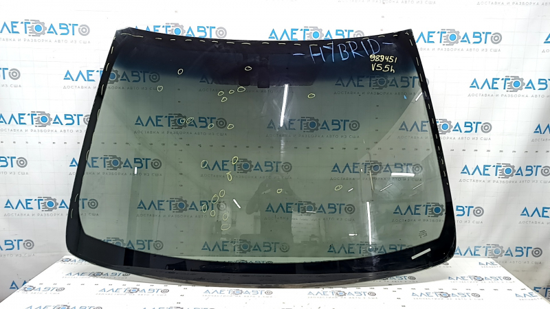 Windshield Toyota Camry v55 15-17 usa pokes, air along the edge