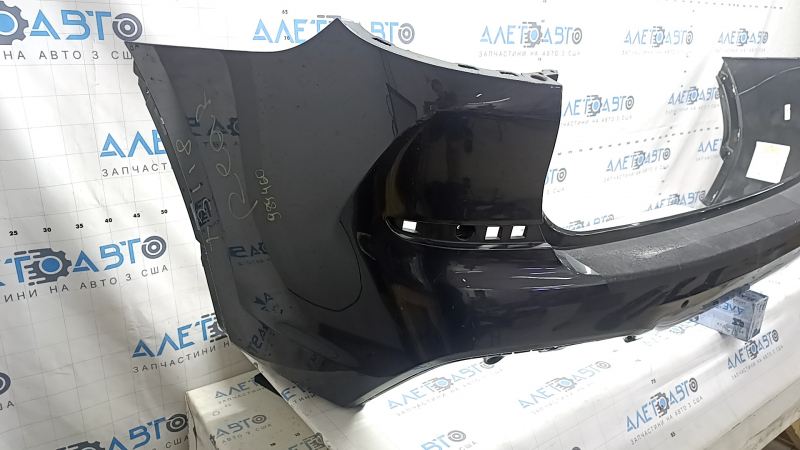 Bare rear bumper BMW X3 G01 18-21 M Sport for parking sensors, graphite, cracked protective coating