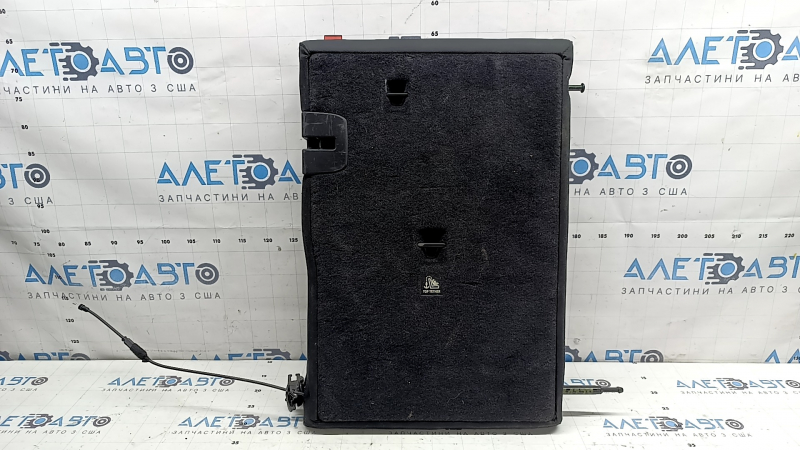 Rear seat backrest, 2nd row, left, BMW X3 G01 18-21, black leatherette, with black belt, dry-cleanable