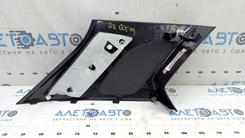 Rear right rear pillar trim BMW X5 G05 19-26 black, under speakers, scratches