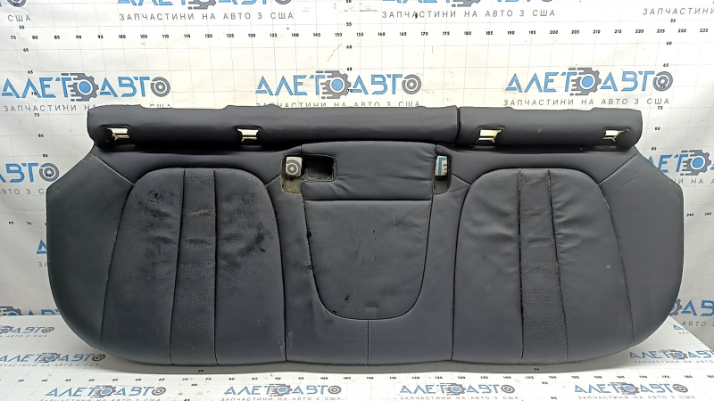 Rear seat cushion 2nd row BMW X5 G05 19-22 for 2 rows, black leather, perforated, heated, dry cleanable