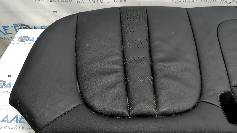 Rear seat cushion 2nd row BMW X5 G05 19-22 for 2 rows, black leather, perforated, heated, dry cleanable