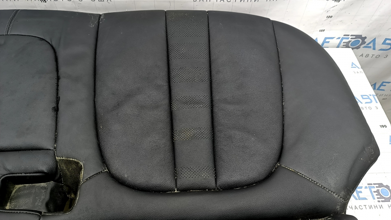 Rear seat cushion 2nd row BMW X5 G05 19-22 for 2 rows, black leather, perforated, heated, dry cleanable