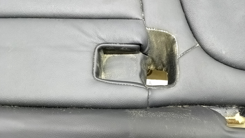 Rear seat cushion 2nd row BMW X5 G05 19-22 for 2 rows, black leather, perforated, heated, dry cleanable