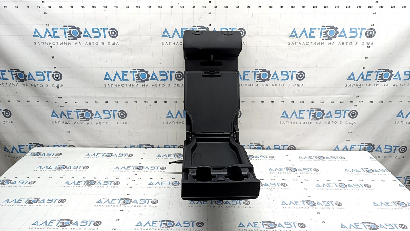 Rear seat backrest, 2nd row, central, BMW X5 G05 19-23, for 2 rows, black leather with armrest, dry-cleanable