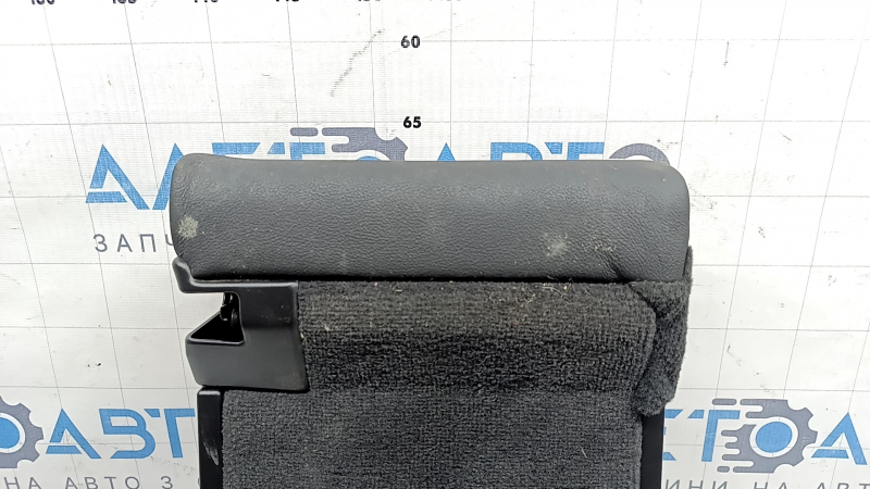 Rear seat backrest, 2nd row, central, BMW X5 G05 19-23, for 2 rows, black leather with armrest, dry-cleanable