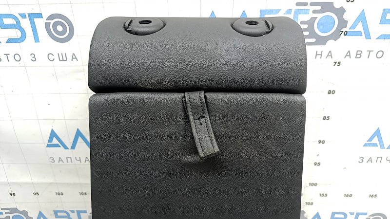 Rear seat backrest, 2nd row, central, BMW X5 G05 19-23, for 2 rows, black leather with armrest, dry-cleanable