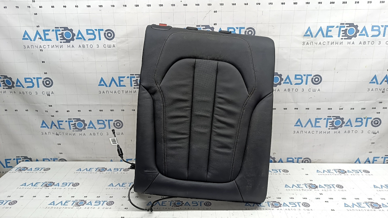 Rear seat backrest 2nd row right BMW X5 G05 19-22 for 2 rows, black SCHWARZ leather, heated, dry cleanable