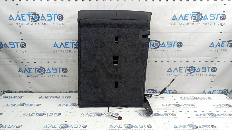 Rear seat backrest 2nd row right BMW X5 G05 19-22 for 2 rows, black SCHWARZ leather, heated, dry cleanable