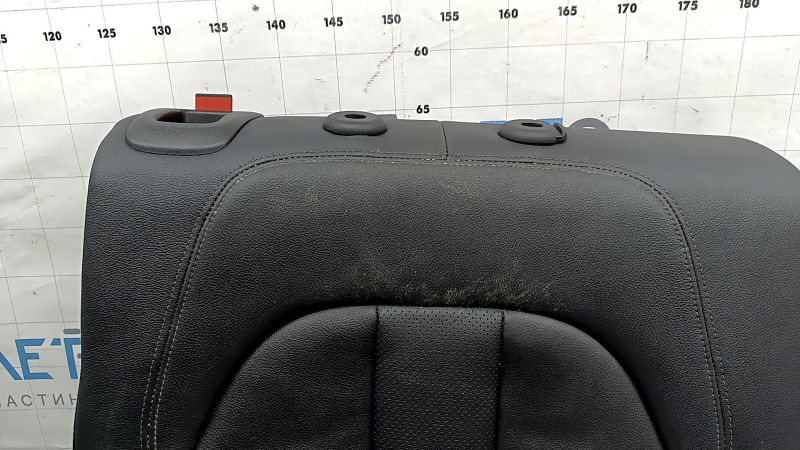 Rear seat backrest 2nd row right BMW X5 G05 19-22 for 2 rows, black SCHWARZ leather, heated, dry cleanable