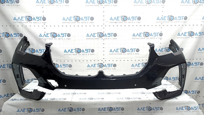 Bare front bumper BMW X5 G05 19-23 for parking sensors and PMA, black 475, scratches