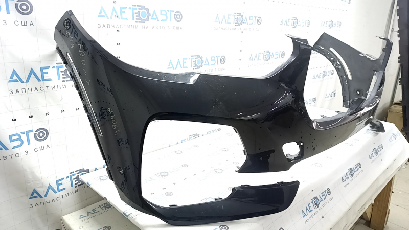 Bare front bumper BMW X5 G05 19-23 for parking sensors and PMA, black 475, scratches