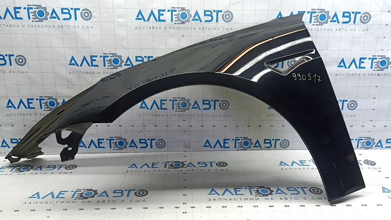 Front left fender Tesla Model 3 18-23 black PBSB, chips