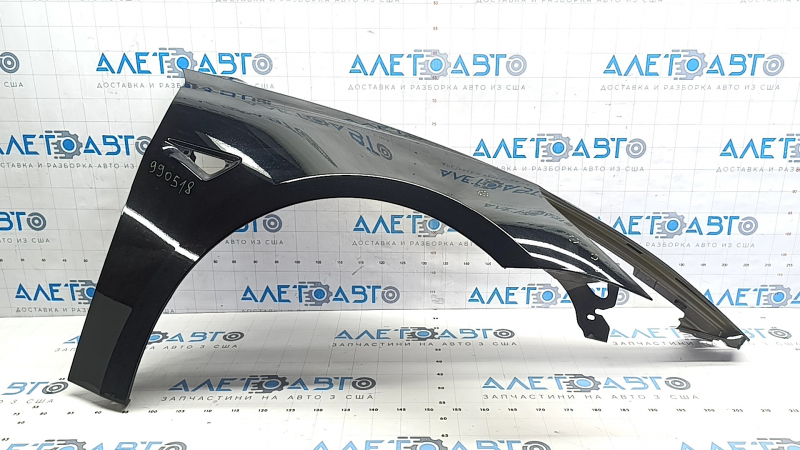 Front right fender Tesla Model 3 18-23 black PBSB, chips