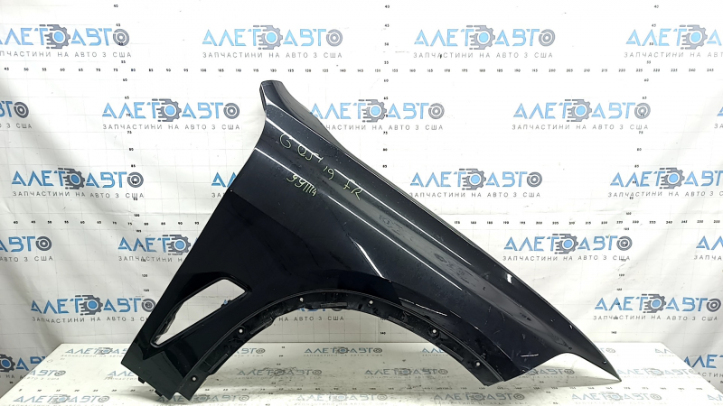 Front right wing BMW X5 G05 19-26 aluminum, black 475