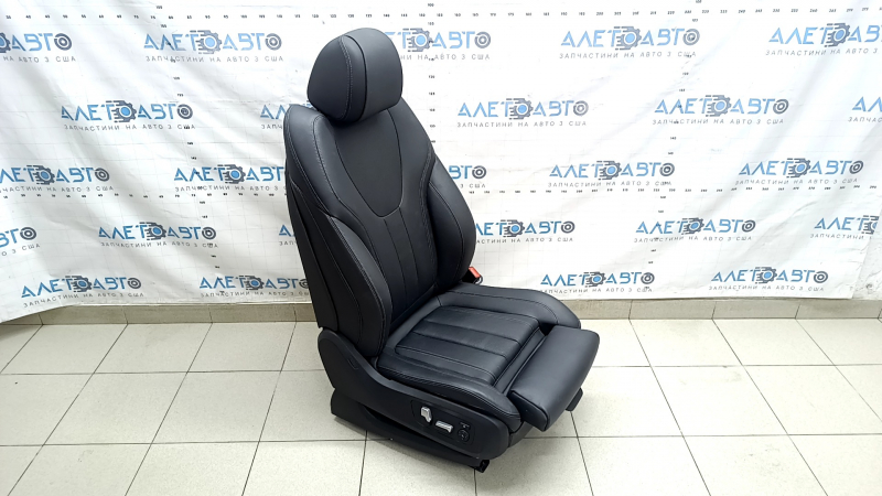 Passenger seat BMW X5 G05 19-22 with airbag, electric, heated, Sport, black leather SCHWARZ